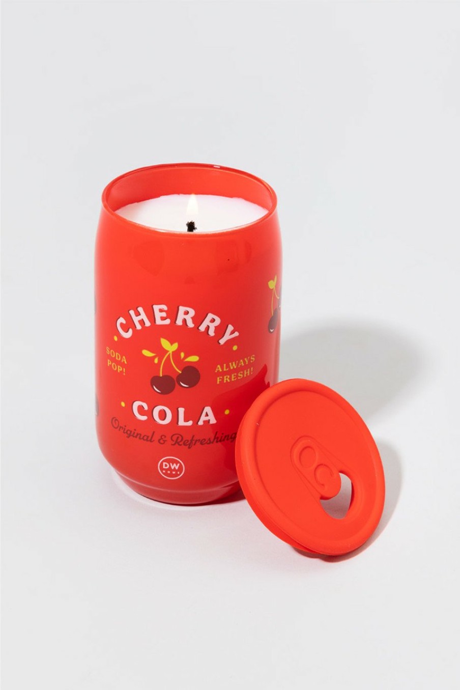 Francesca's Dw Home Soda Pop Cherry Cola Candle 6Oz Red Candles