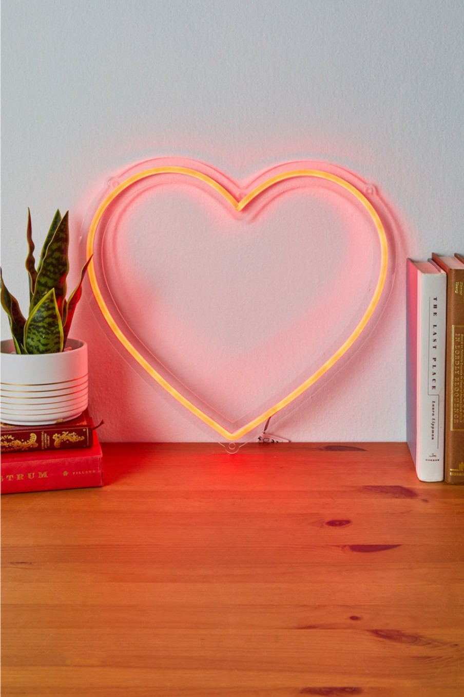 Francesca's Heart Neon Sign Red Home Decor