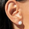 Francesca's Demi-Fine Plated Freshwater Pearl Stud Earrings Gold Earrings