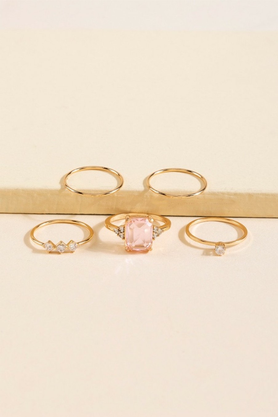 Francesca's Brenda Focal Ring Set Rings