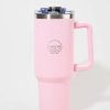 Francesca's Mayim Stainless Steel Light Coffee Mug Pink Drinkware