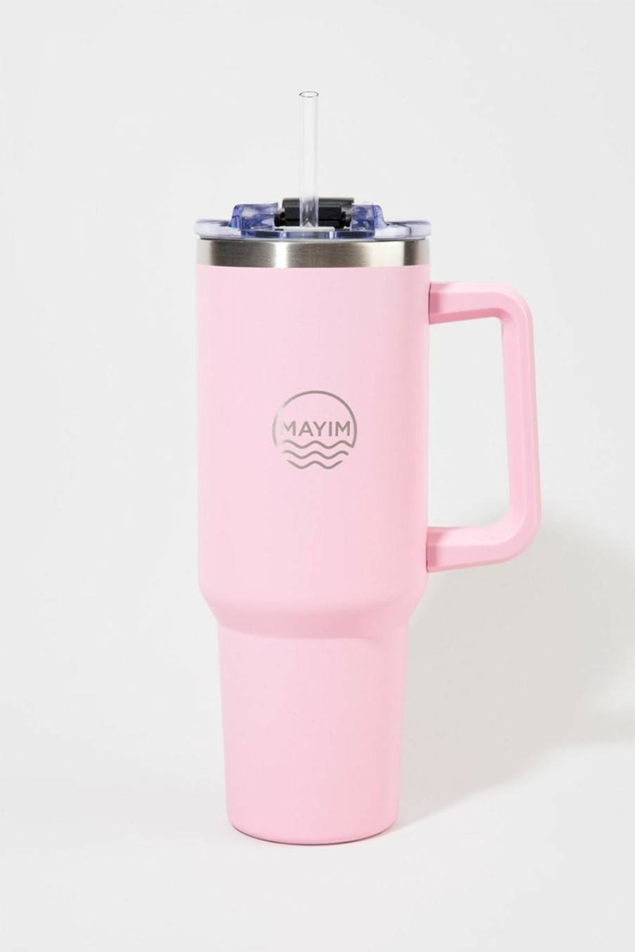 Francesca's Mayim Stainless Steel Light Coffee Mug Pink Drinkware