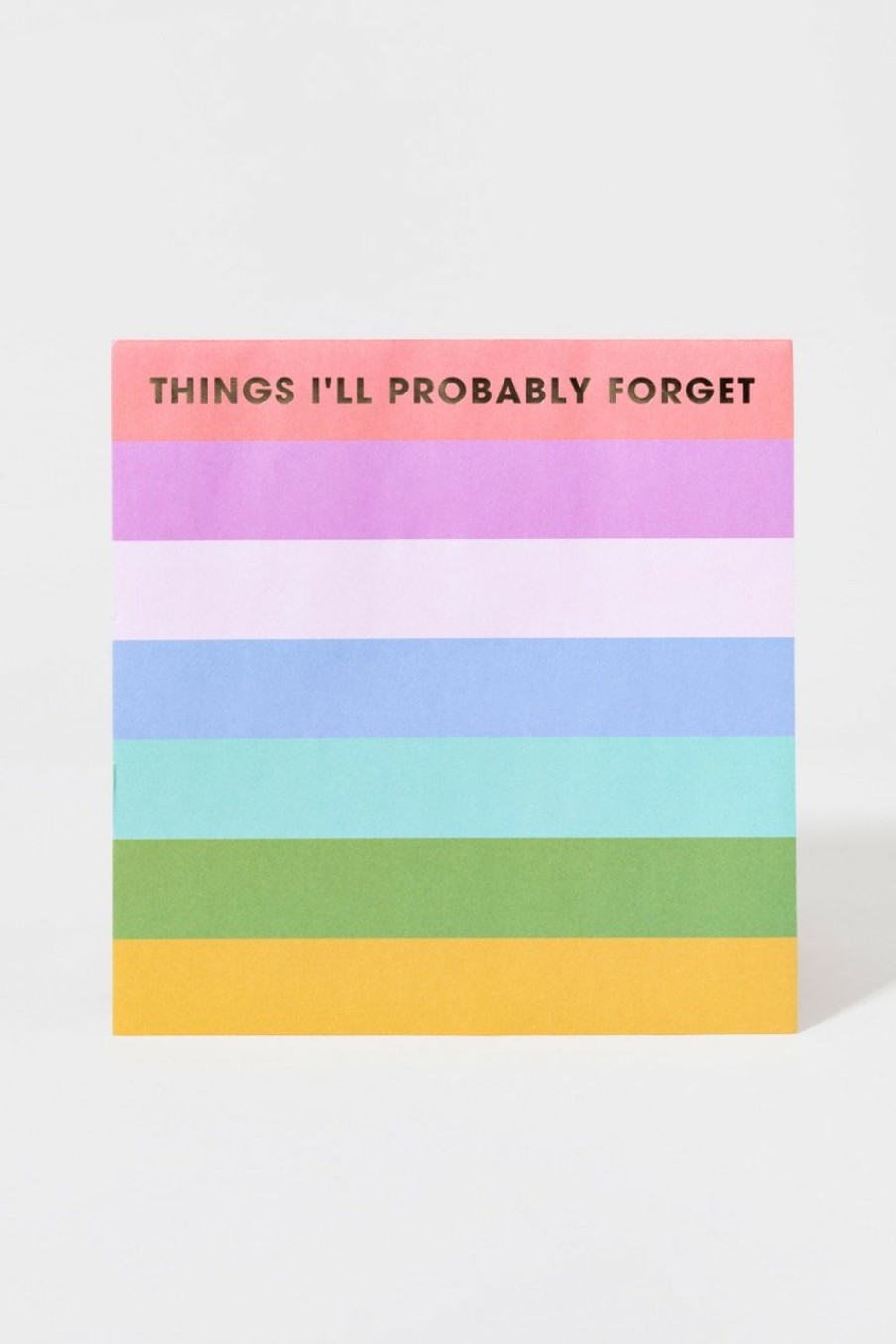 Francesca's Things Ill Probably Forget Journal Multi Stationery