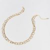 Francesca's Susanne Chunky Link Chain Layered Necklace Gold Necklaces