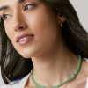 Francesca's Erin Multi Layer Bead Necklace Green Necklaces