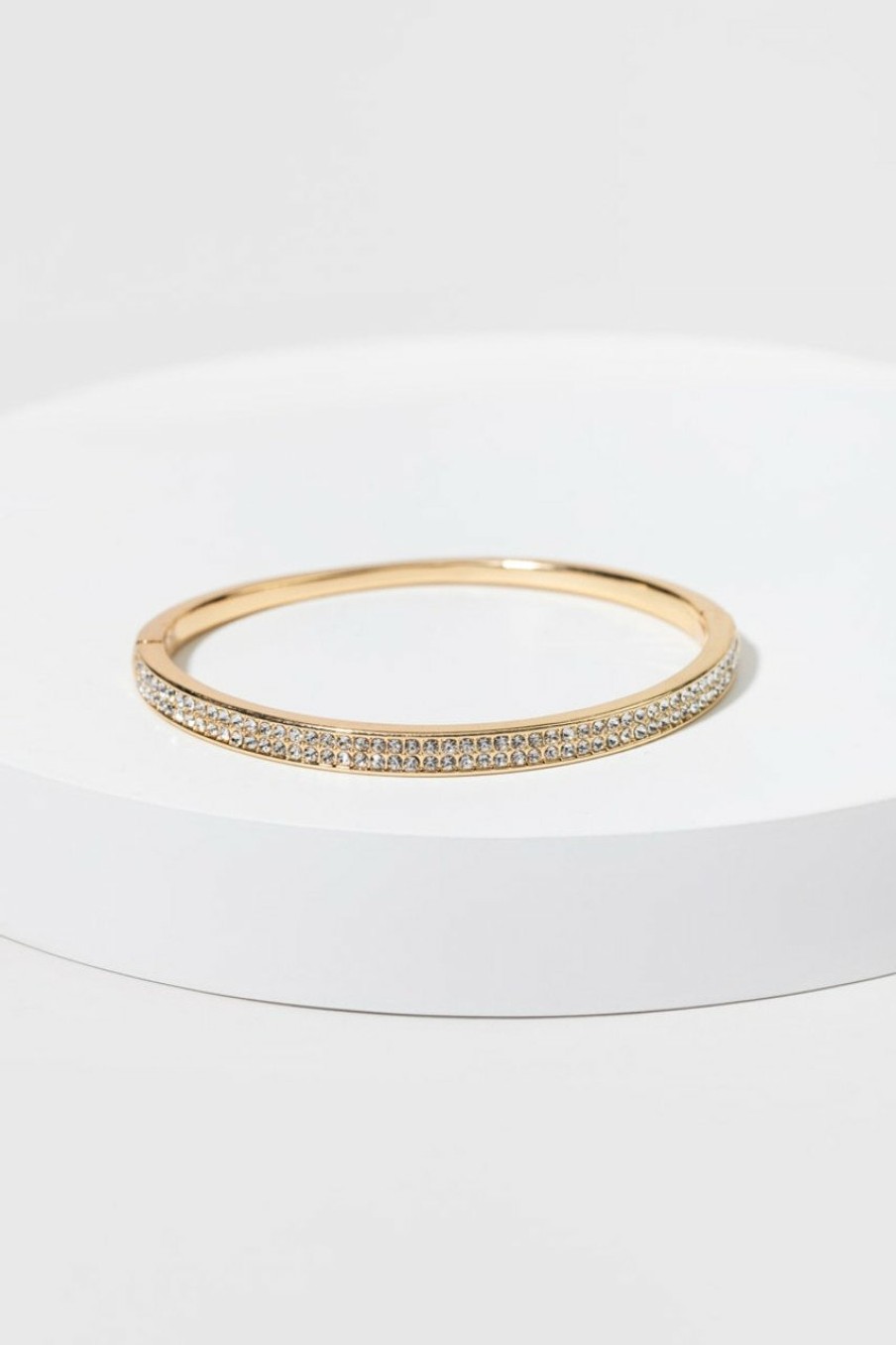 Francesca's Chantelle Bangle Bracelet Gold Bracelets