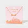 Francesca's Florida State Pendant Necklace Gold Necklaces