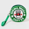 Francesca's Mama Needs Coffee Pouch Wallet Green Bags & Wallets