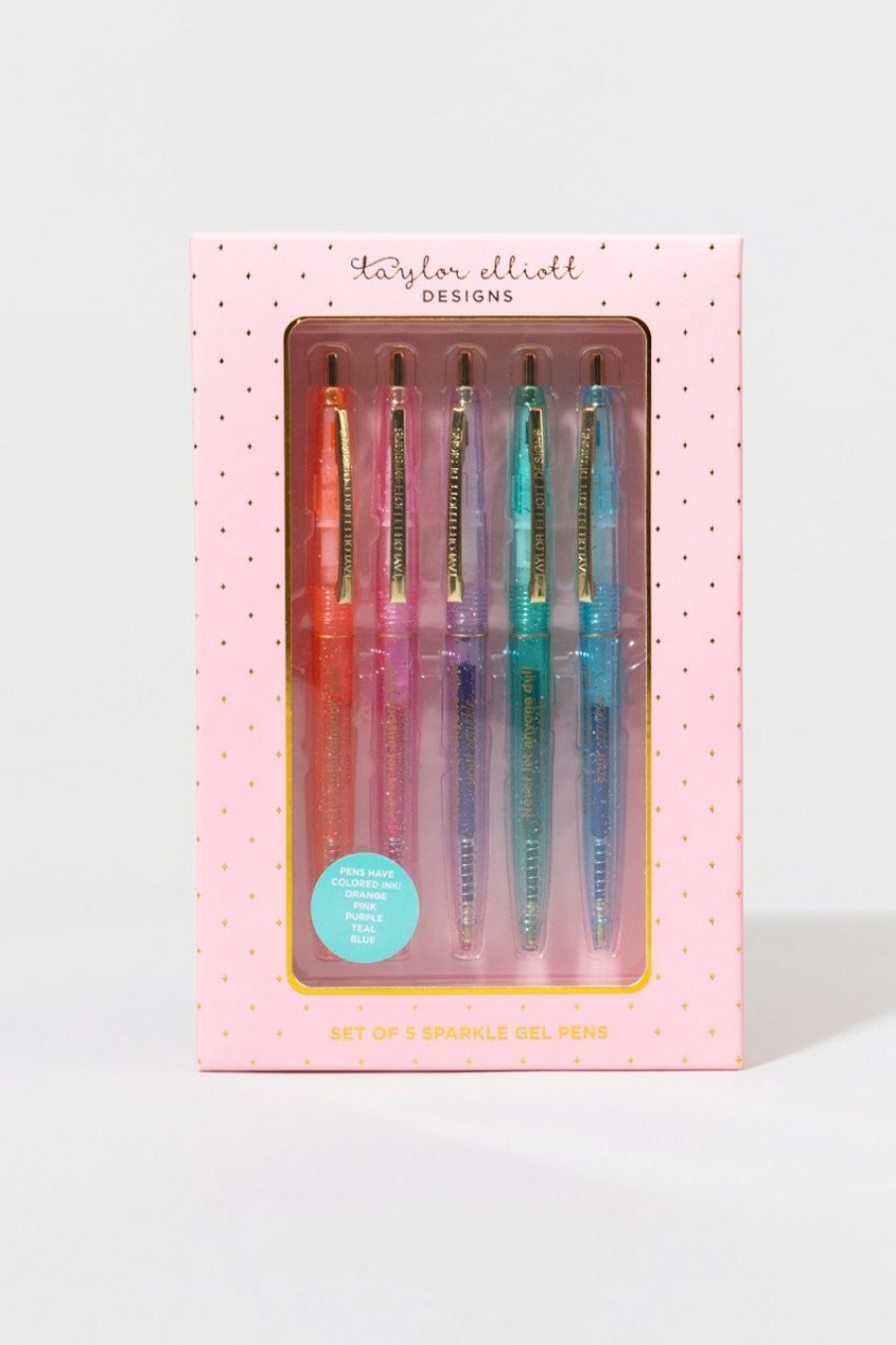 Francesca's Sparkle Gel Ink Pen Set Multi Stationery