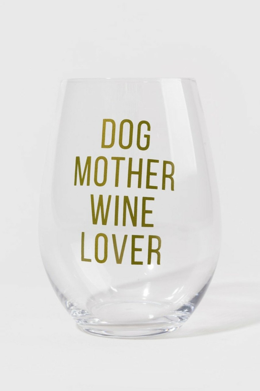 Francesca's Dog Mother Wine Lover Wine Glass Multi Drinkware