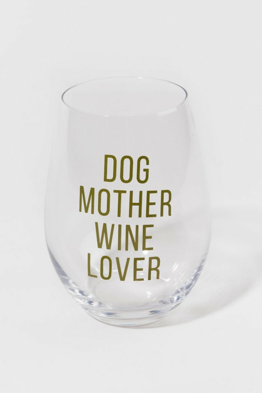 Francesca's Dog Mother Wine Lover Wine Glass Multi Drinkware