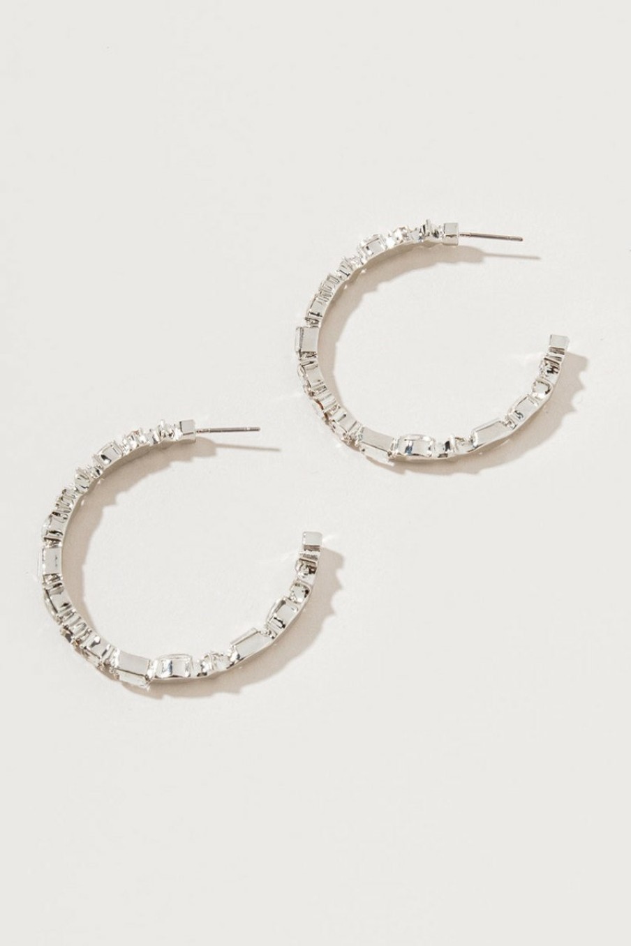 Francesca's Vanesa Xl Hoops Earrings Silver Earrings