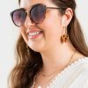 Francesca's Tammi Oversized Round Sunglasses Sunglasses