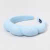 Francesca's Puffy Spa Headband Blue Beauty & Wellness