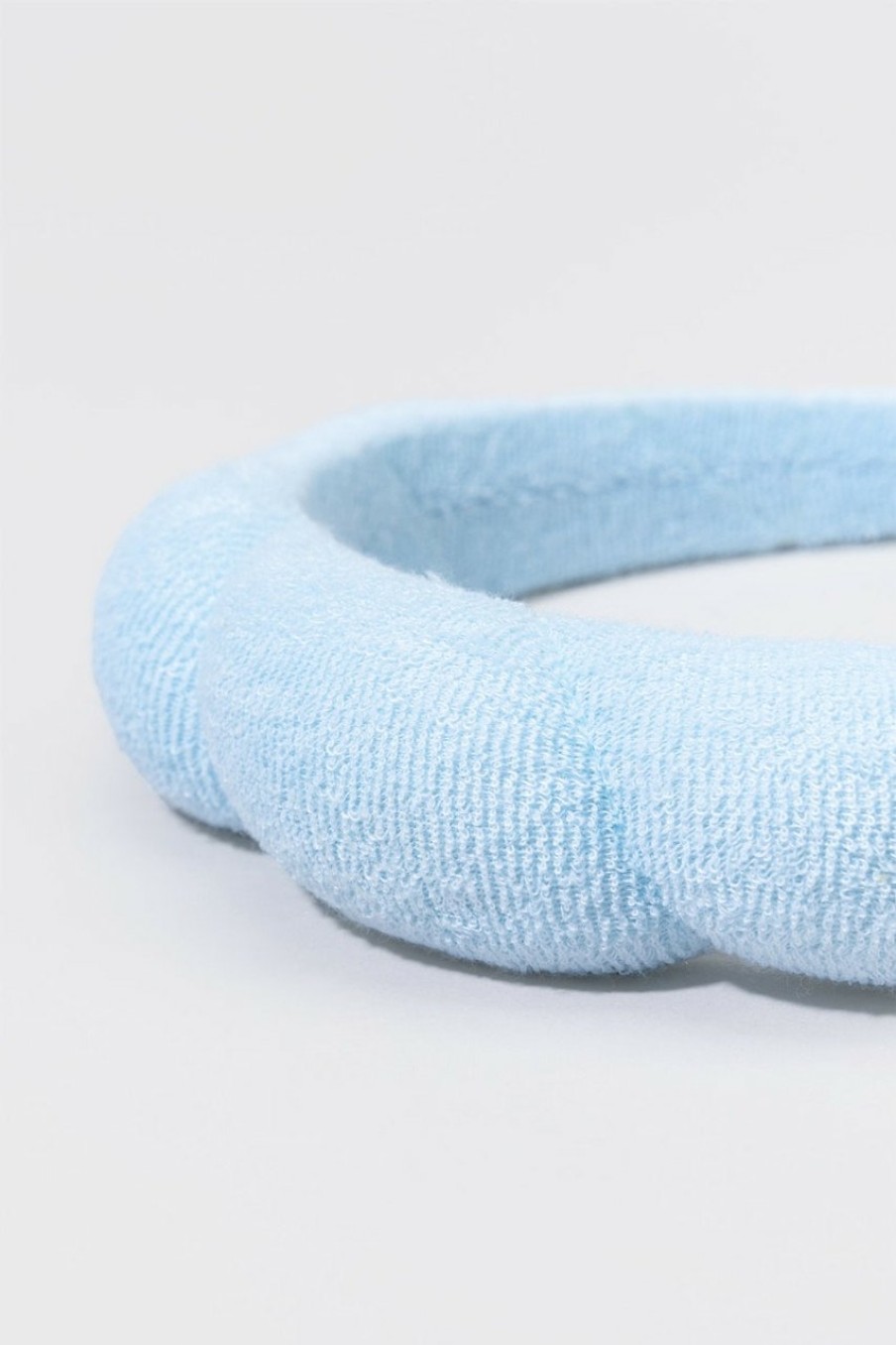 Francesca's Puffy Spa Headband Blue Beauty & Wellness