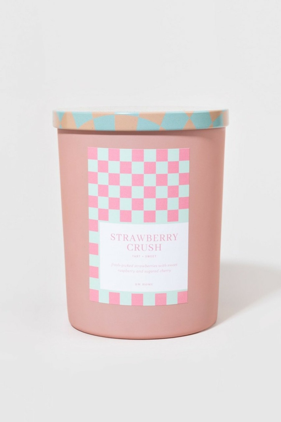 Francesca's Dw Home Strawberry Crush Candle Jar Pink Candles