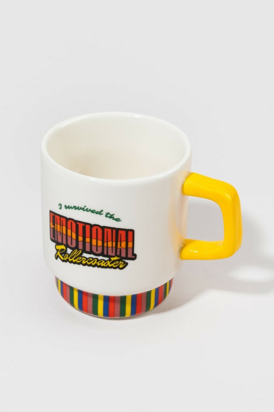 Francesca's Hot Stuff Ceramic Mug Emotional Rollercoaster Multi Drinkware