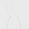 Francesca's Stephania Pearl Necklace Gold Necklaces