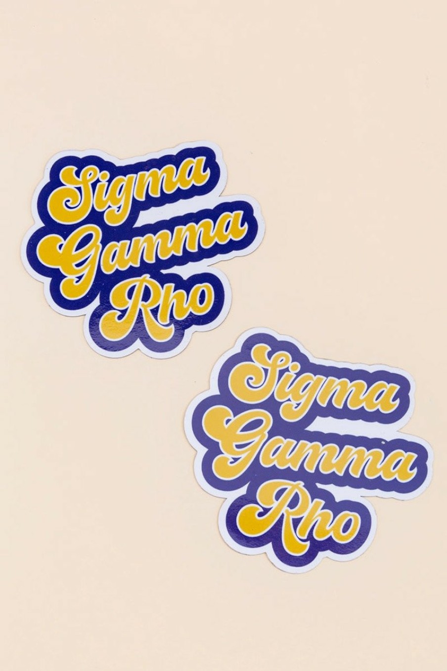 Francesca's Sigma Gamma Rho Car Magnet Set Multi Tech