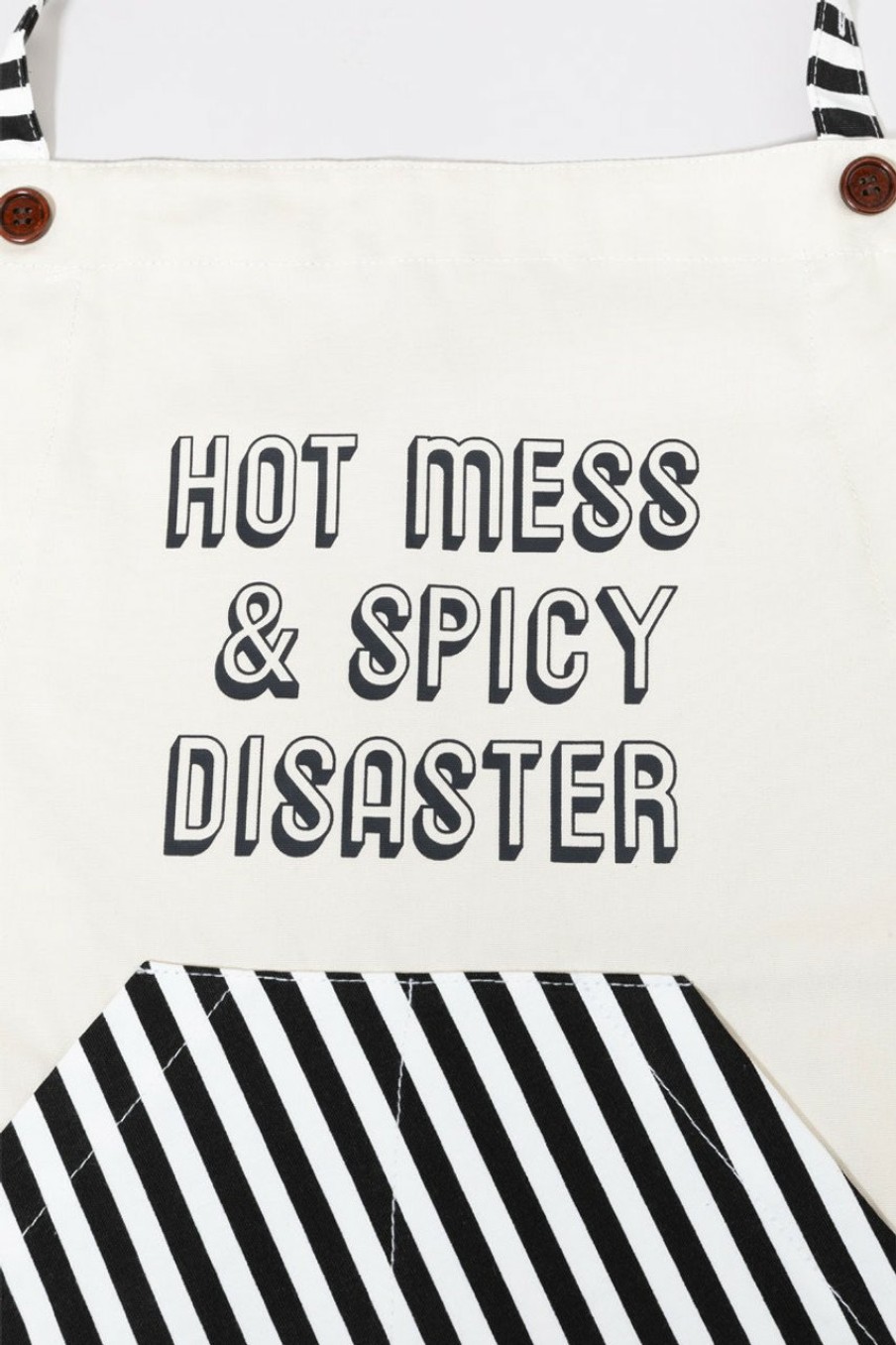 Francesca's Hot Mess And Spicy Disaster Apron Multi Home Decor