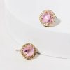 Francesca's Willow Glass Ball Earrings Pink Earrings