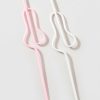 Francesca's Xo, Fetti Pastel Penis Twist Straws Multi Drinkware