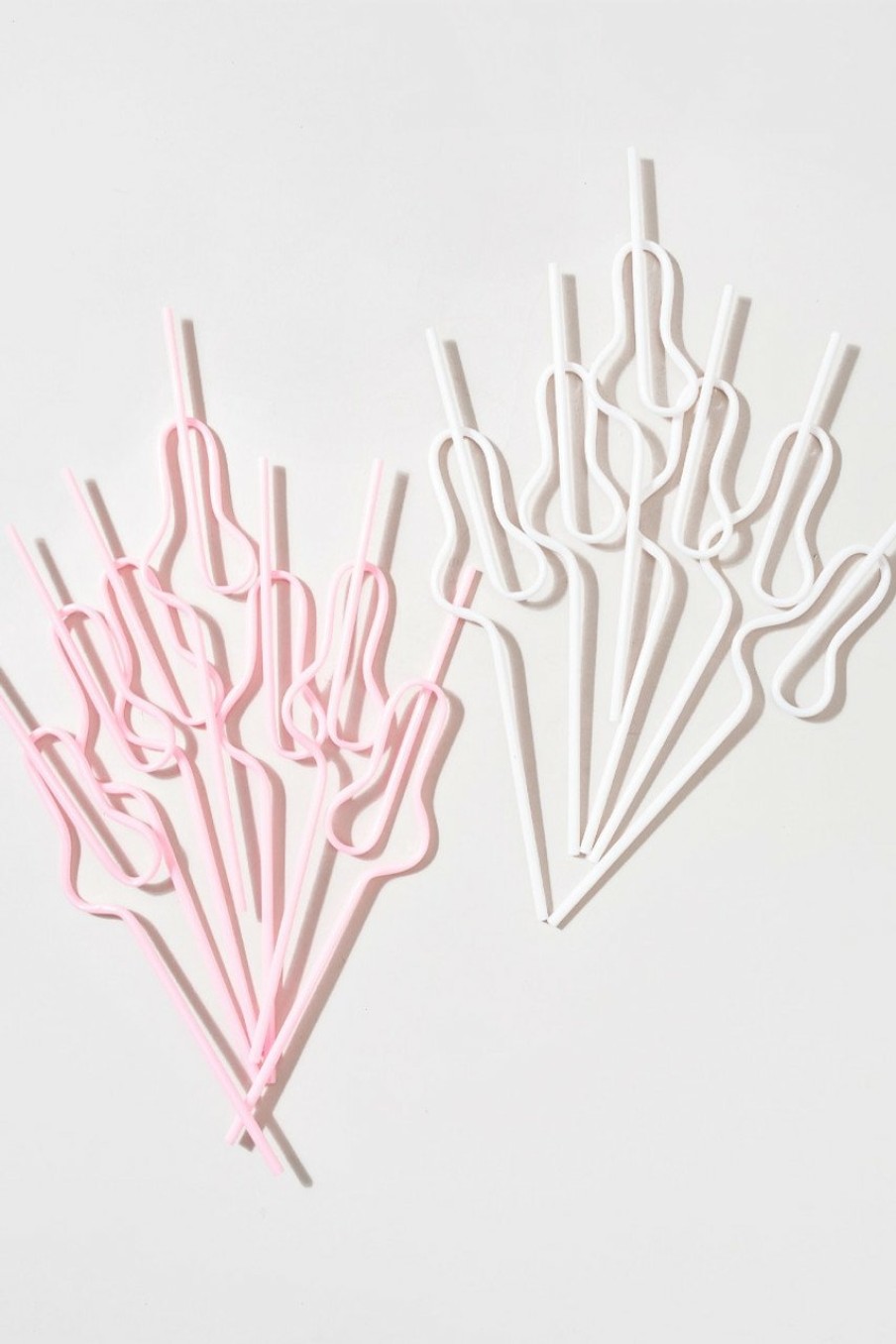 Francesca's Xo, Fetti Pastel Penis Twist Straws Multi Drinkware