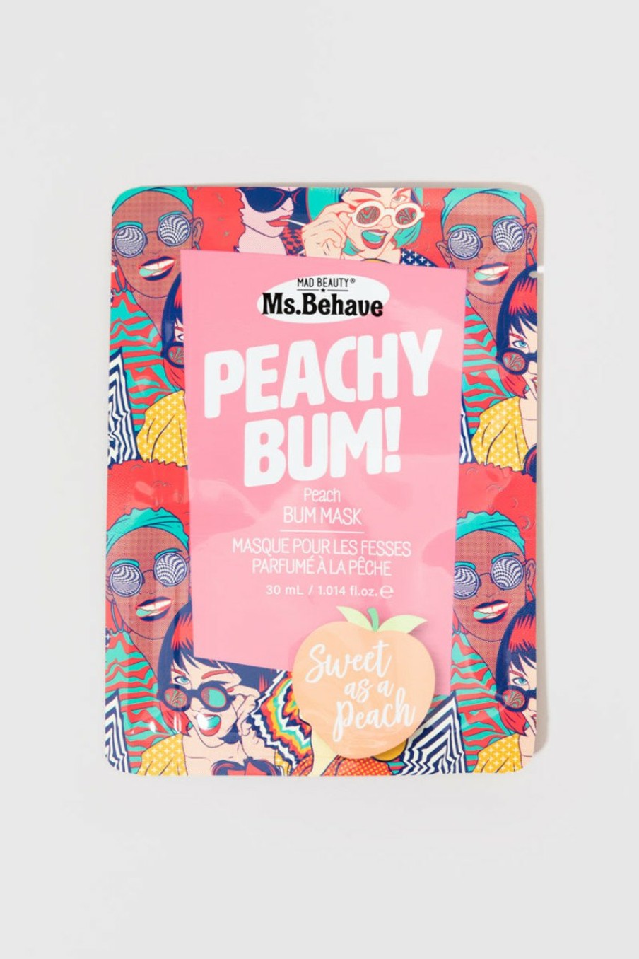 Francesca's Peachy Bum Mask Pink Beauty & Wellness