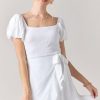 Francesca's Mariabella Wrap Skirt White Dresses