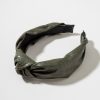 Francesca's Elaine Top Knot Croc Headband Multi Hair