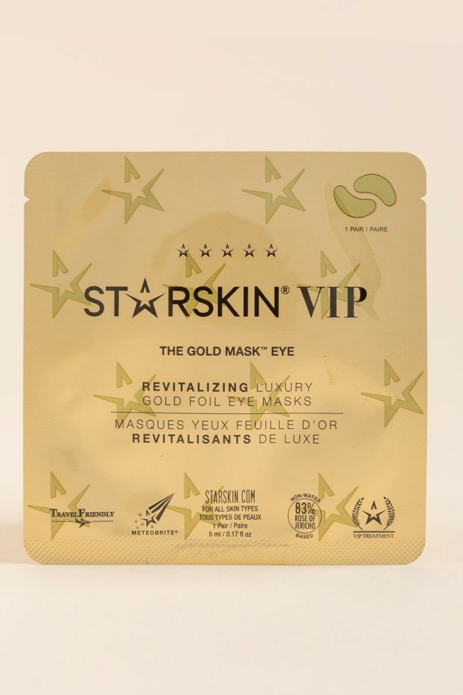 Francesca's Starskin Vip The Gold Mask Eye Gels Multi Beauty & Wellness